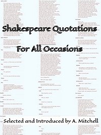 Shakespeare Quotations For All Occasions (Ebook) Cover image of Shakespeare Quotations For All Occasions (Ebook)
