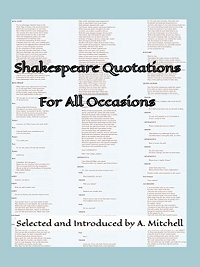Shakespeare Quotations For All Occasions (Hard Cover) Cover image of Shakespeare Quotations For All Occasions (Hard Cover)