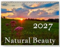 Photo of the back cover of the Natural Beauty Calendar